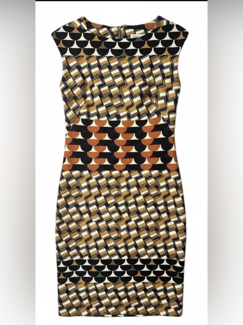 J Taylor Women’s Size 4 Sheath Multicolor Sleeveless Dress Zipper Closure NWOT